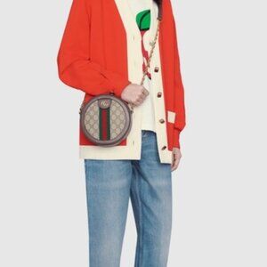 Ophidia mini GG round shoulder bag